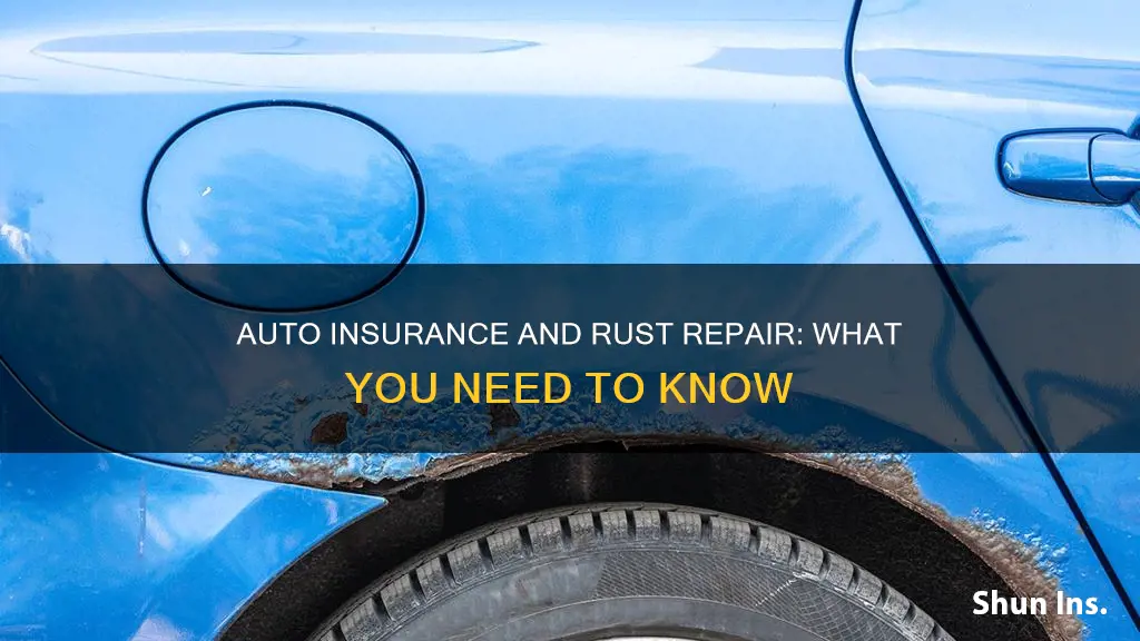 does auto insurance cover rust repair