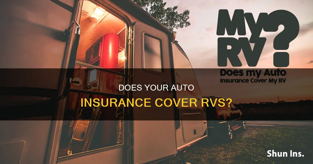 does auto insurance cover rv