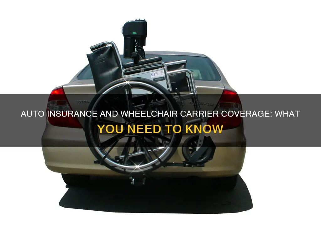 does auto insurance cover wheelchair carrier