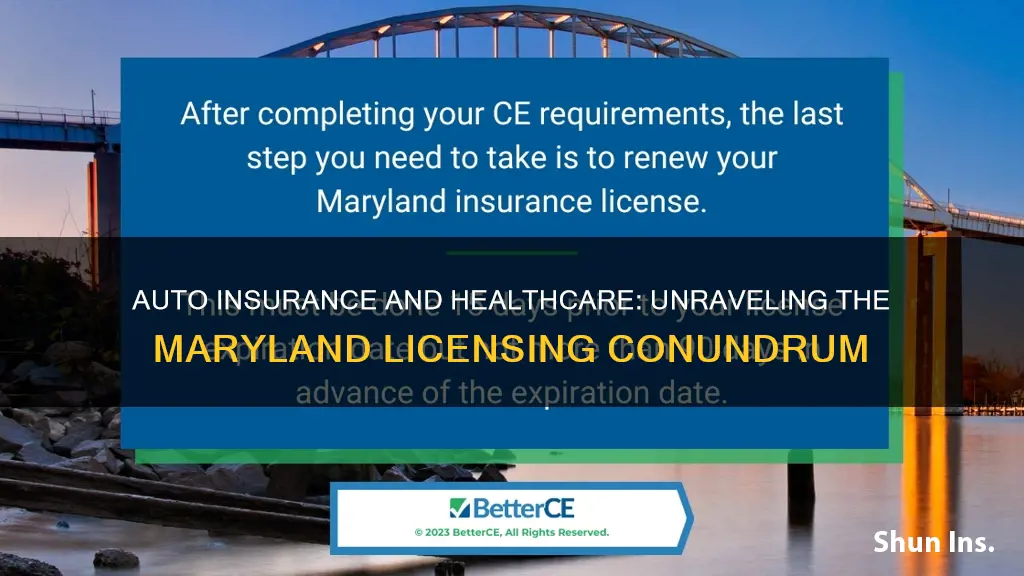 does auto insurance firm must be licensed in healthcare maryland