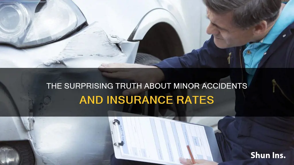 does auto insurance go up for minor accident