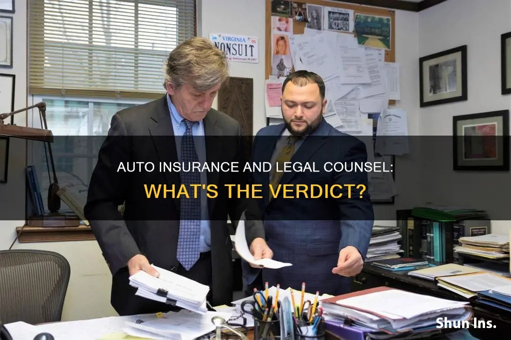 does auto insurance provide legal counsel