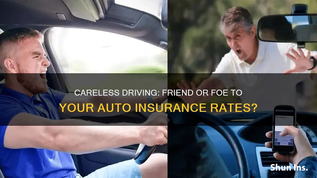 does auto insurance reduce because of careless driving