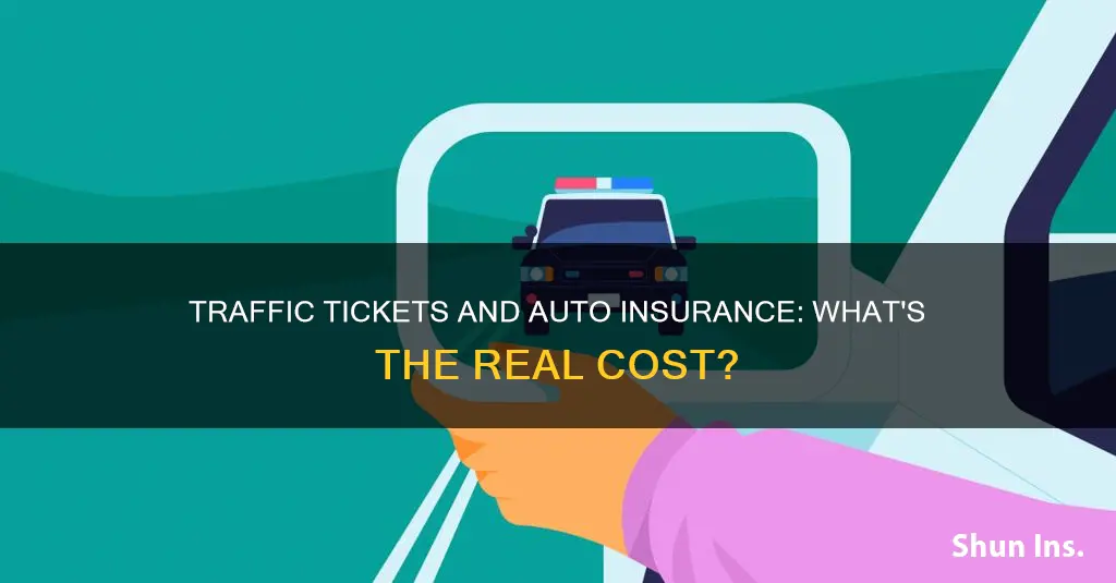 does auto insurance show specific tickets