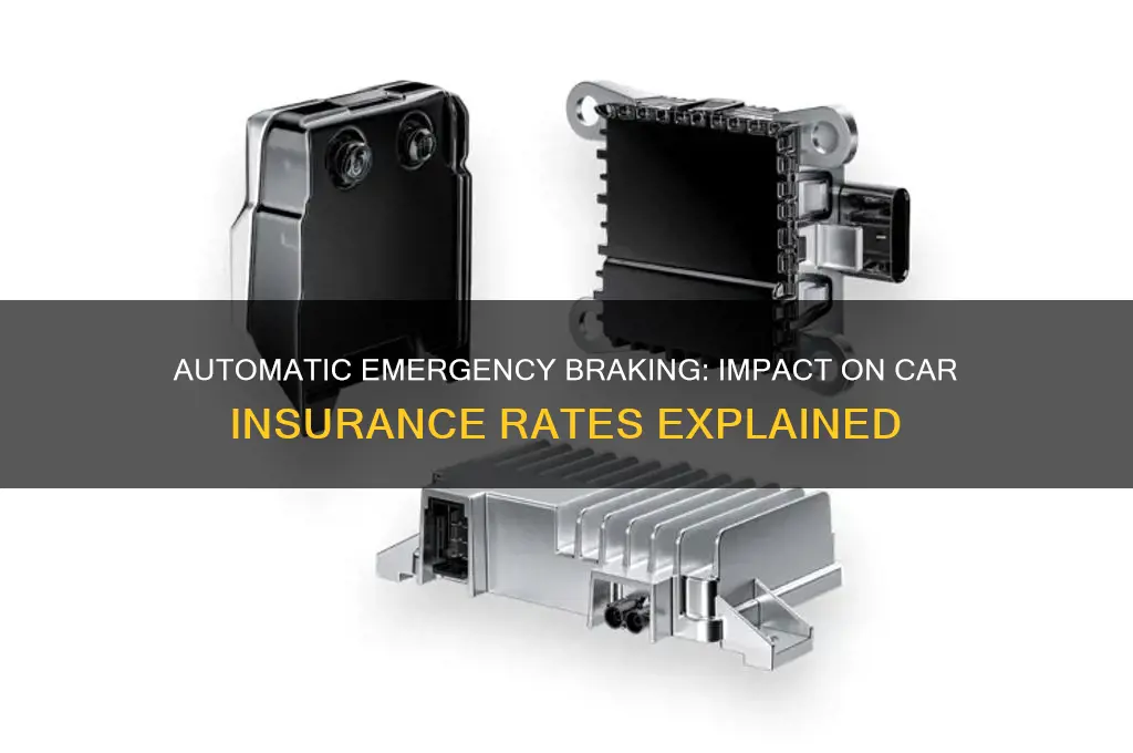 does automatic emergency braking lower your insurance