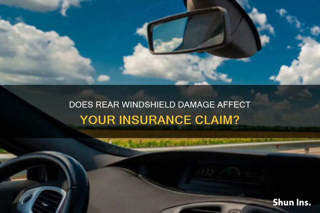 does back windshield count against insurance