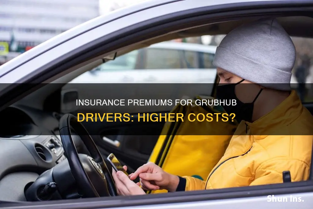 does being a grubhub driver raise insurance