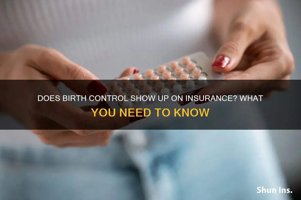 does birth control come up on insurance