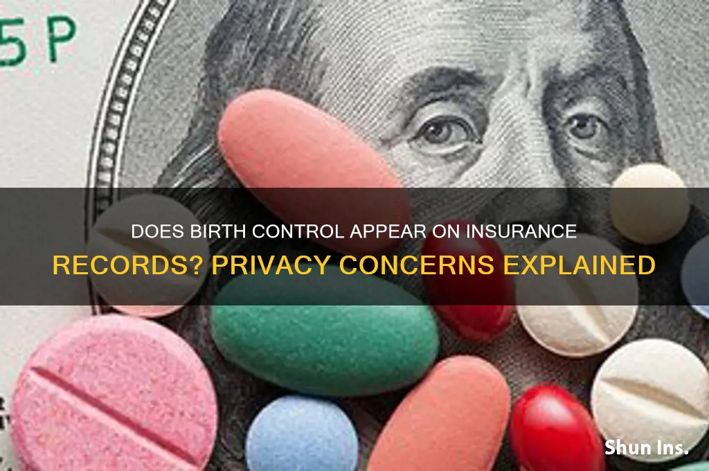 does birth control show on insurance