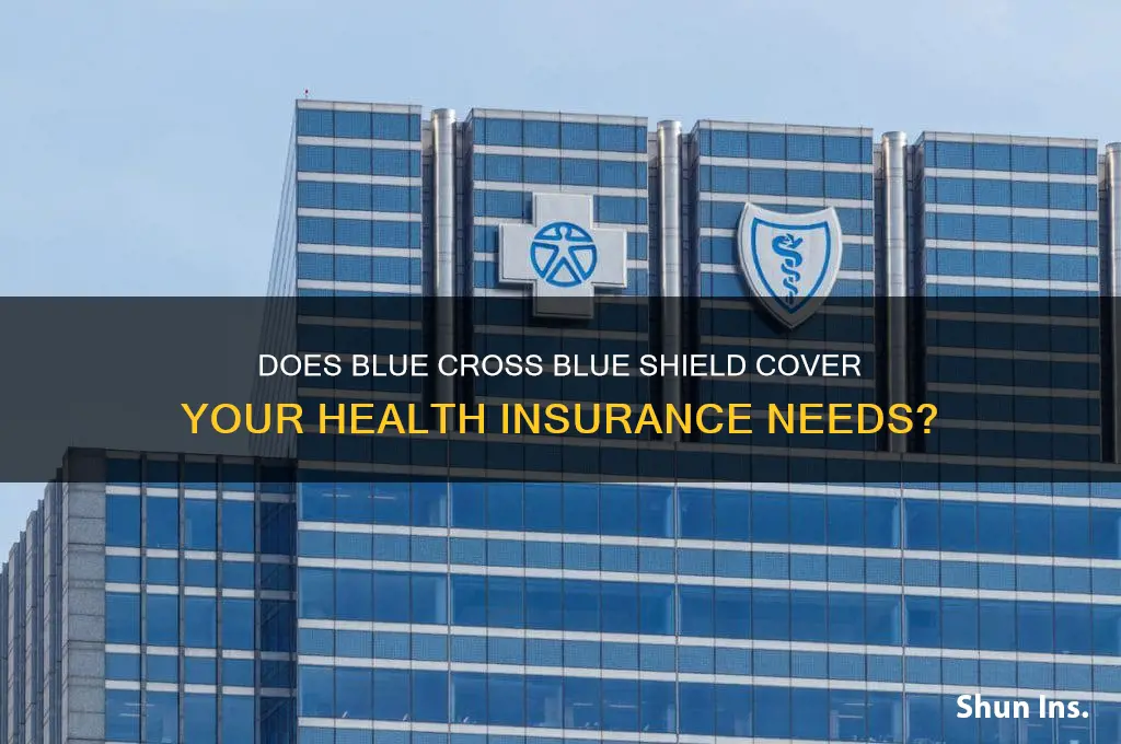 does blue cross blue shield cover health insurance