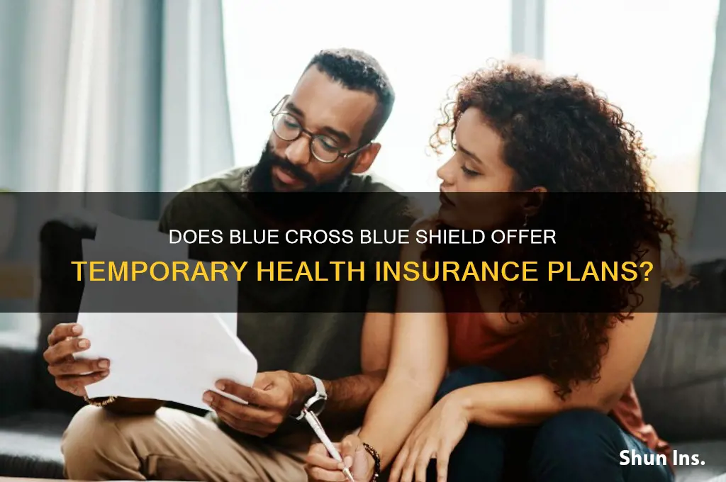 does blue cross blue shield have temporary insurance