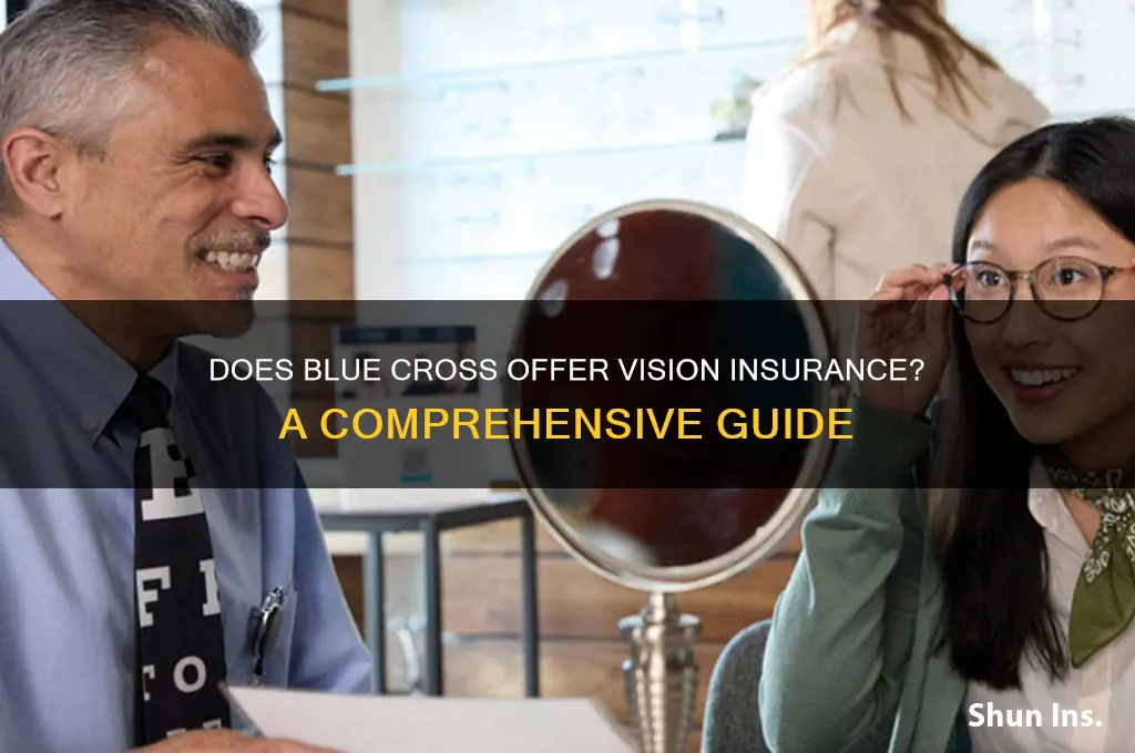 does blue cross have vision insurance