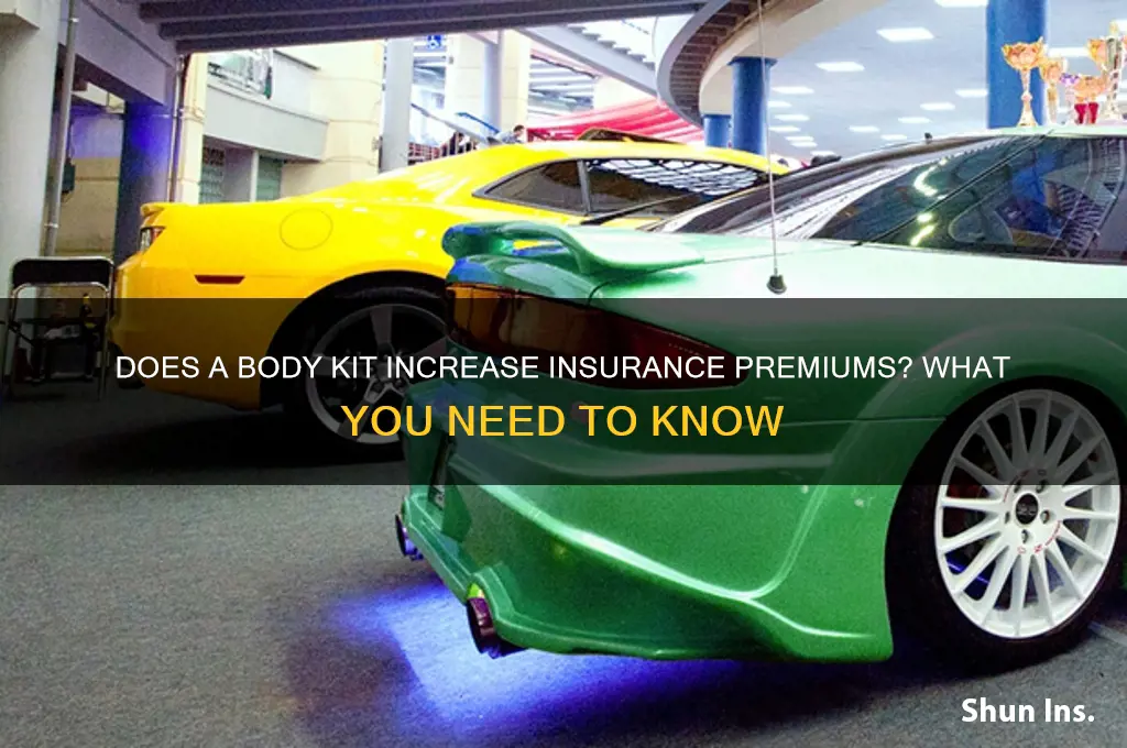 does body kit increase insurance