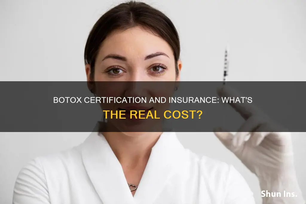 does botox certification make your medical insurance go up