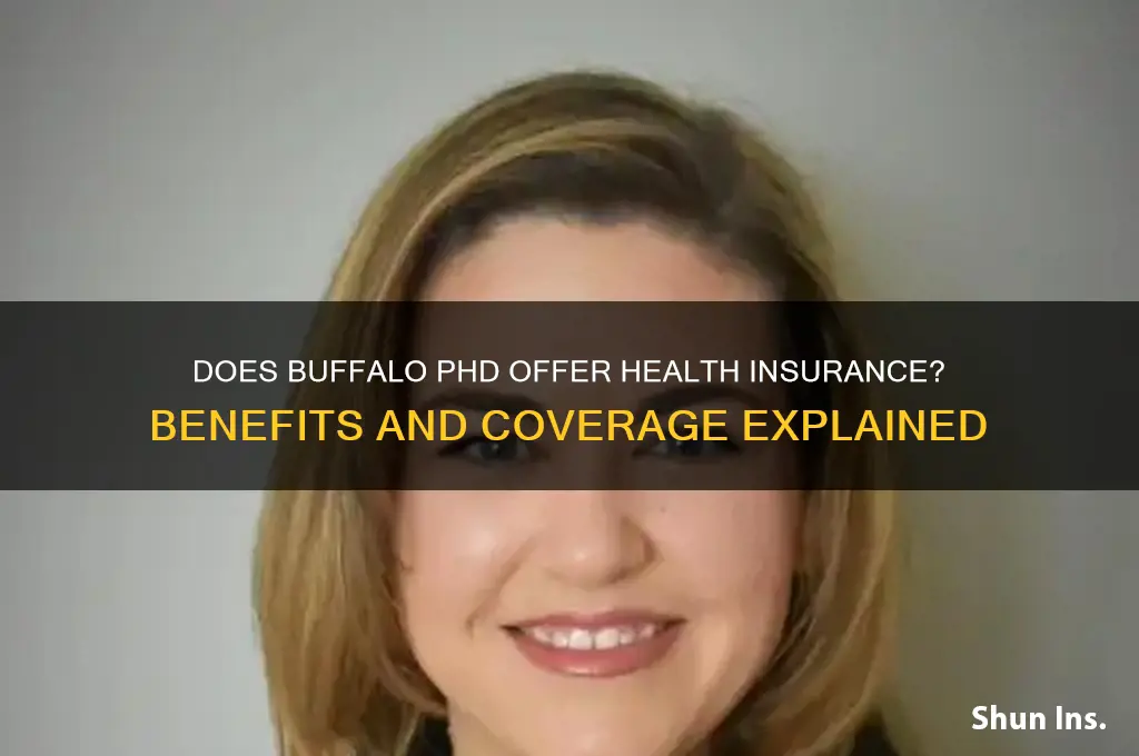 does buffalo phd provide health insurance