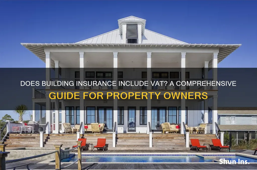 does building insurance have vat