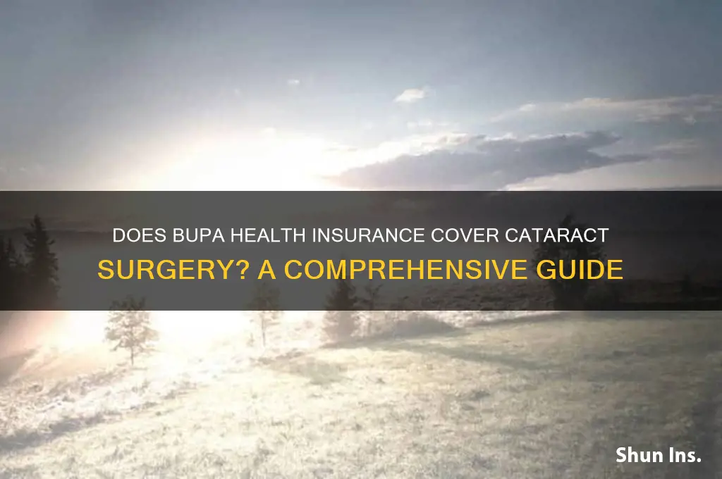 does bupa health insurance cover cataract surgery