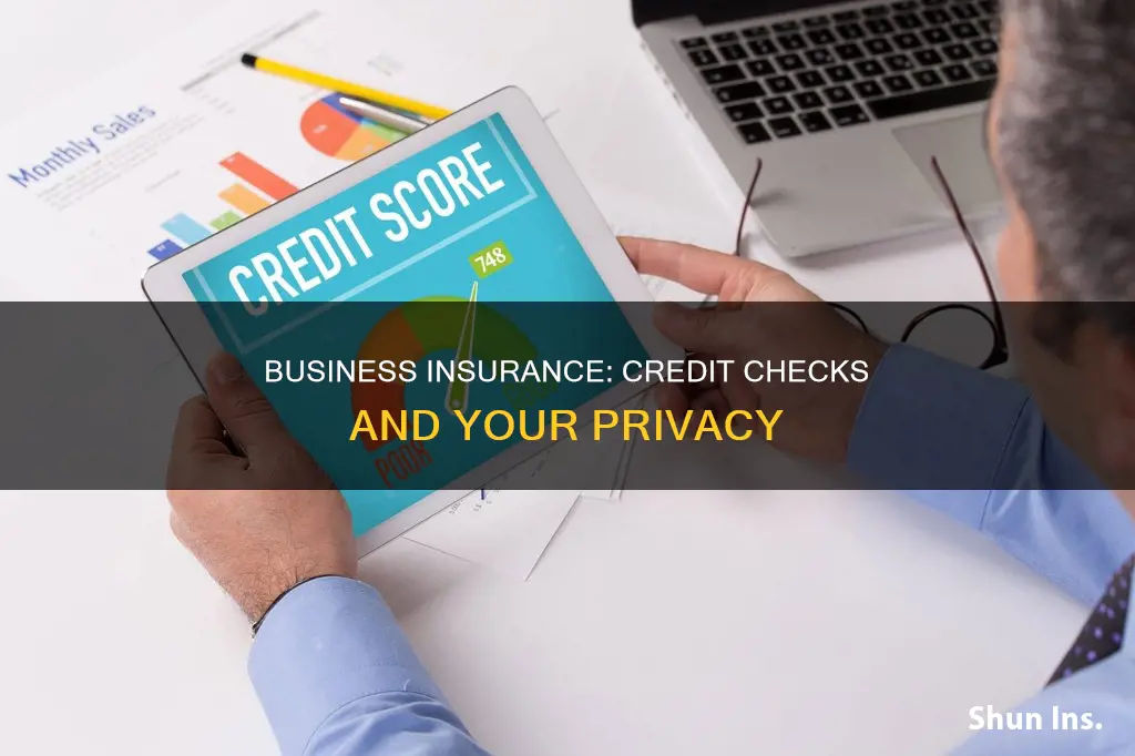 does business insurance check your credit