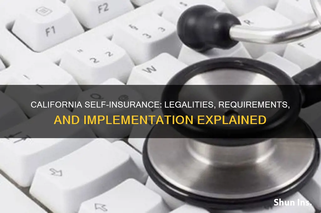 does california allow self-insurance