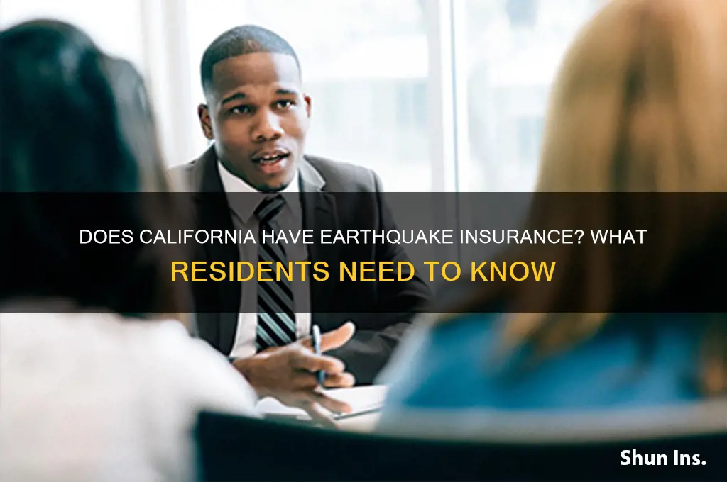 does california have earthquake insurance