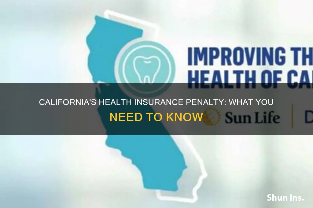 does california penalize for no health insurance