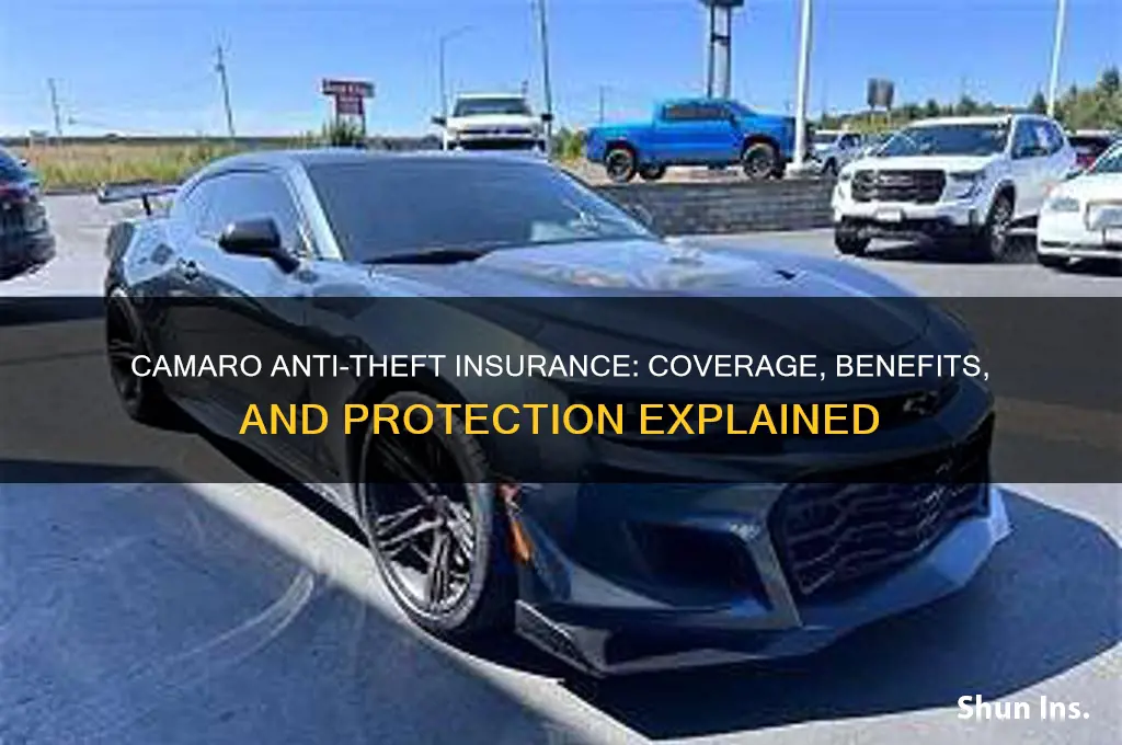 does camaro have anti theft insurance