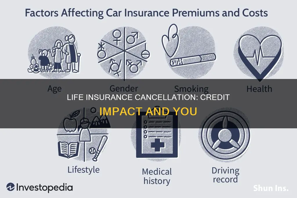 does cancelling life insurance affect credit