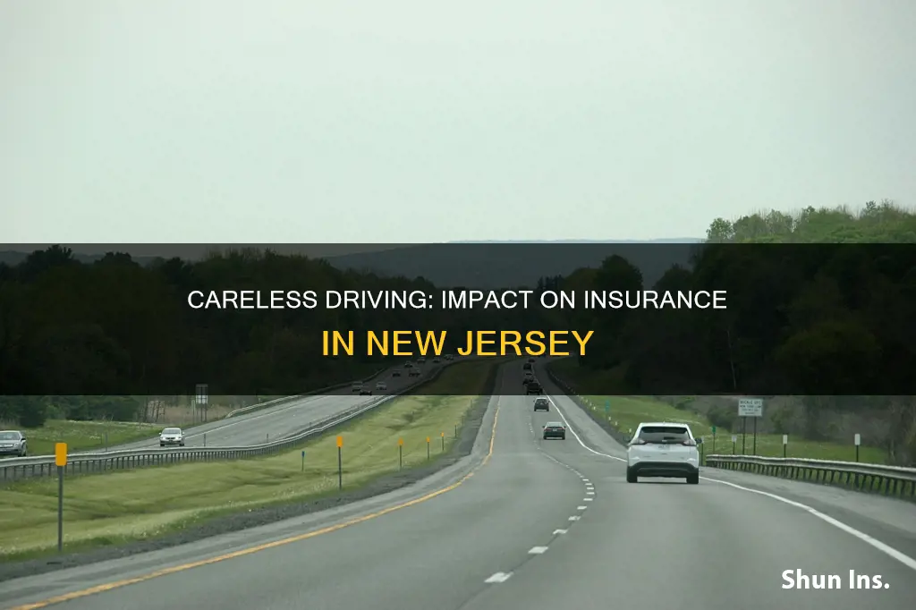 does careless driving affect insurance in nj