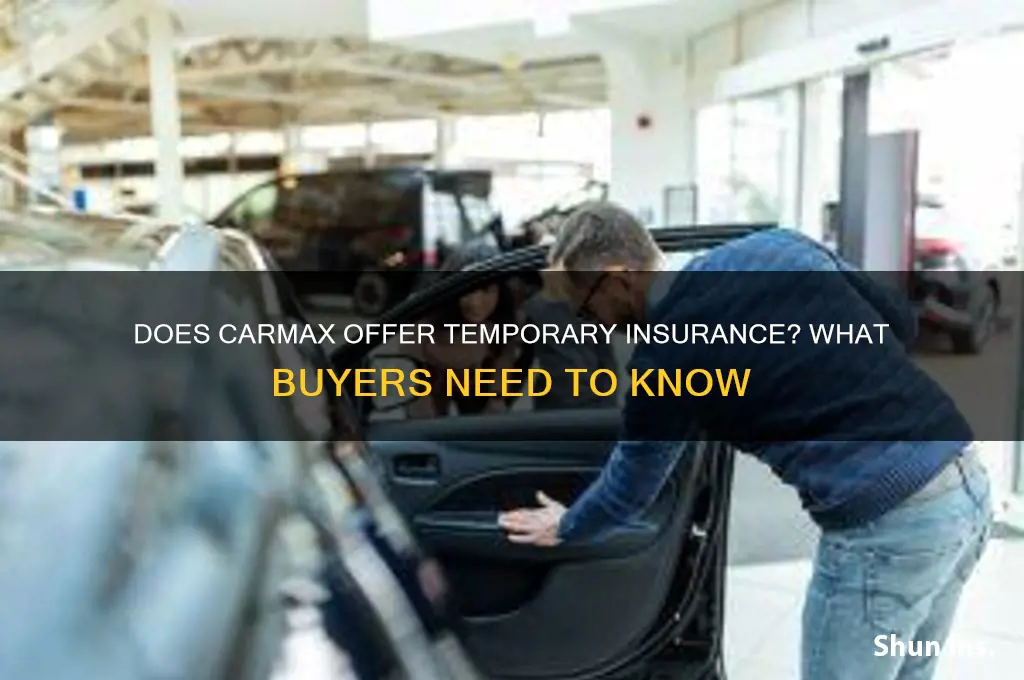 does carmax do temporary insurance