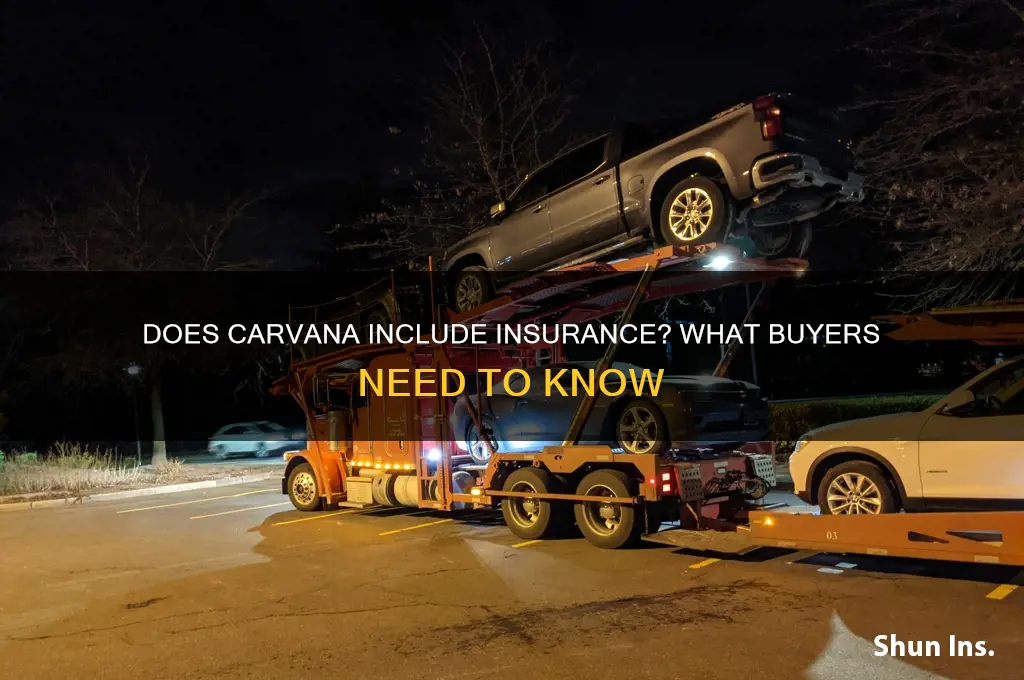 does carvana come with insurance