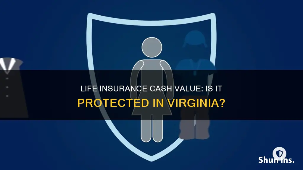 does cash value in life insurance protected in Virginia