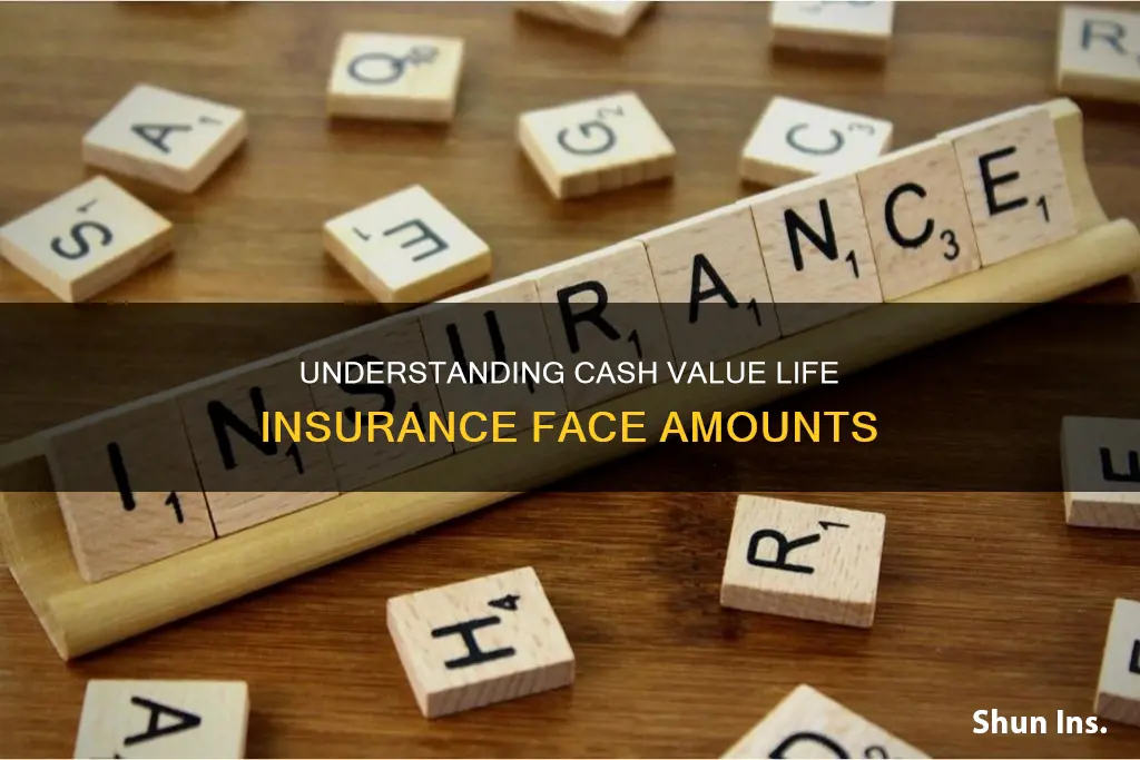 does cash value life insurance have a face amount