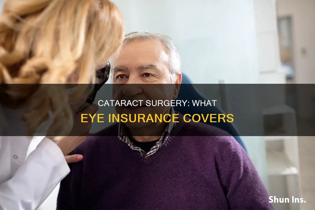 does cataract surgery go on eye insurance