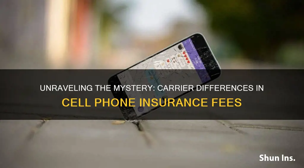 does cell phone insurance fees differ with carriers