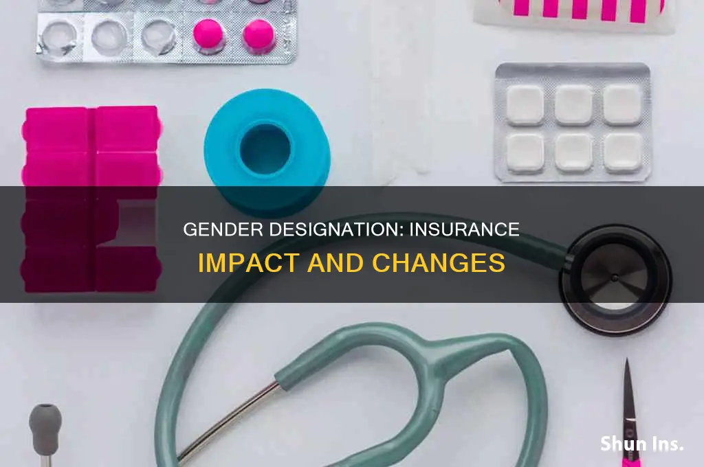does changing gender designation affect insurance