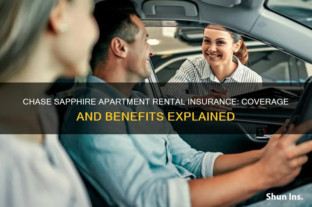 does chase sapphire have apartment rental insurance