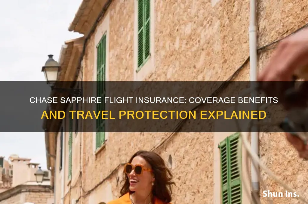 does chase sapphire have flight insurance