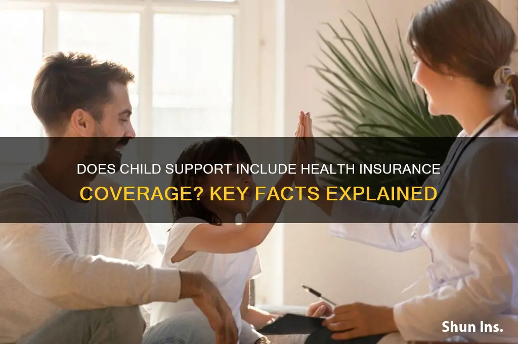 does child support cover health insurance