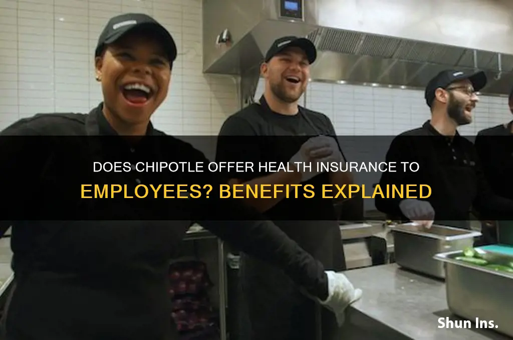 does chipotle have health insurance