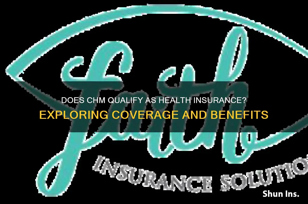 does chm count as health insurance