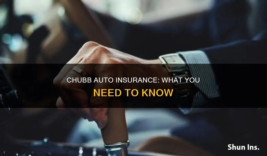 does chubb do auto insurance