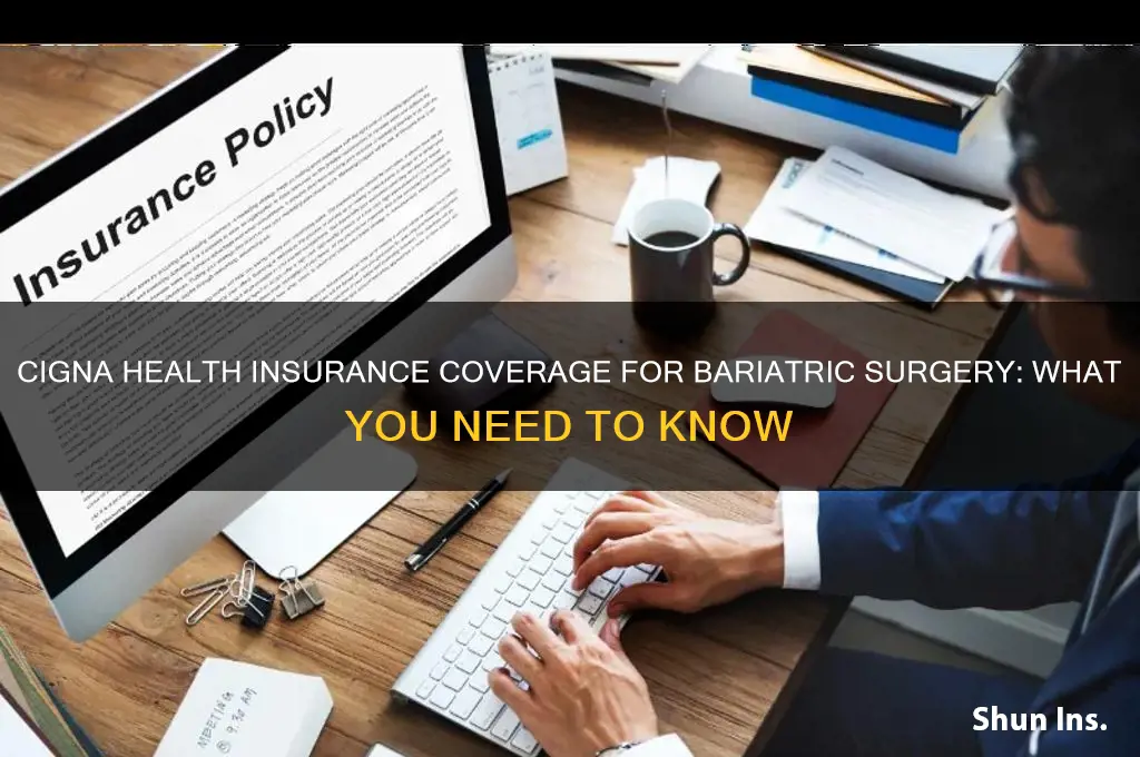 does cigna health insurance cover bariatric surgery