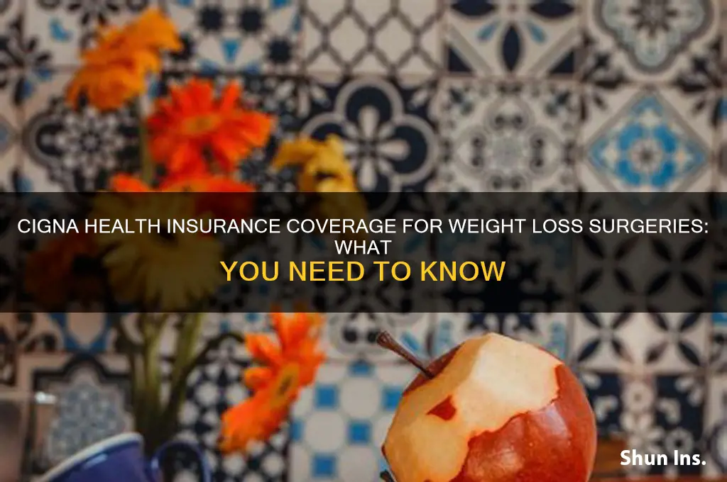 does cigna health insurance cover weight loss surgeries