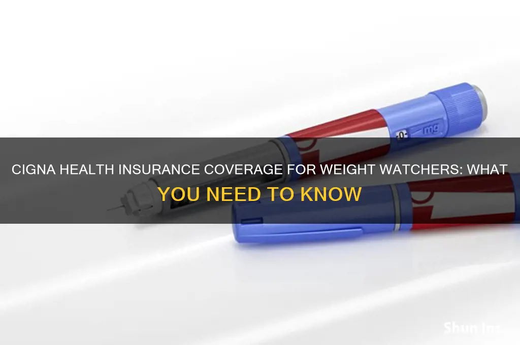 does cigna health insurance cover weight watchers