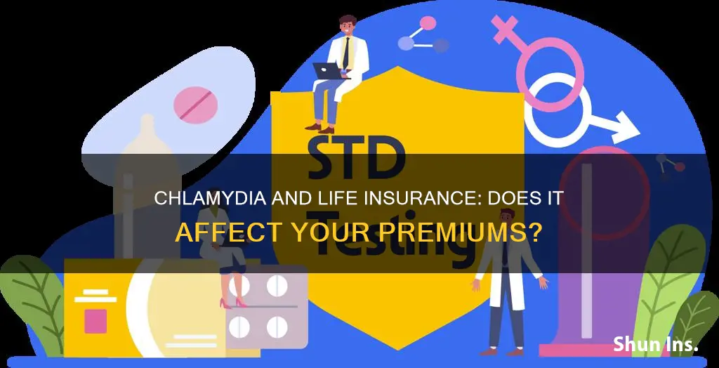 does clamydia show on life insurance test results