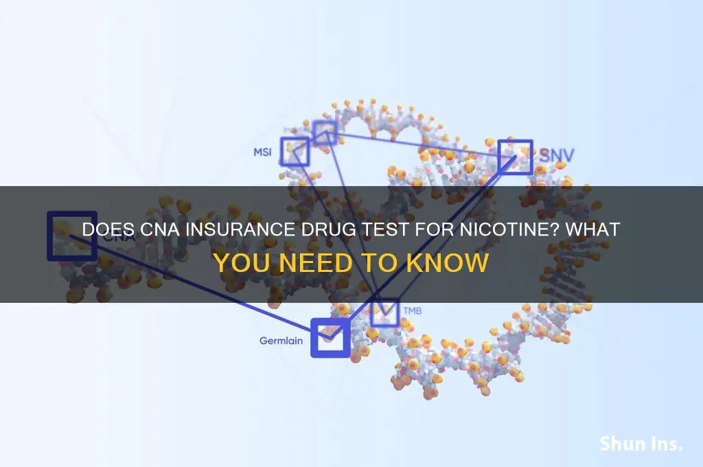 does cna insurance drug test for nicotine