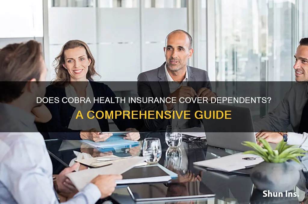 does cobra health insurance cover dependents