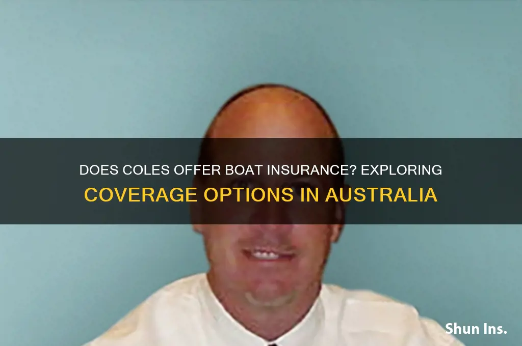 does coles do boat insurance