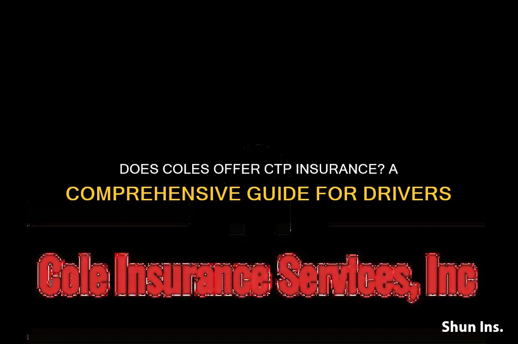 does coles do ctp insurance