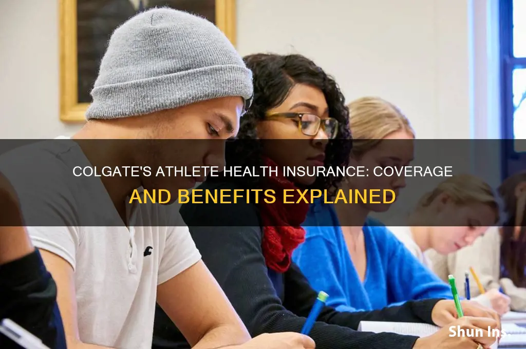 does colgate provide health insurance for athletes